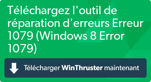 error 1079 windows 10